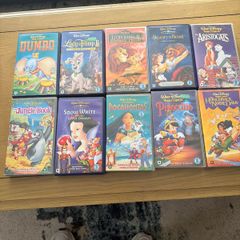VHS  Disney movies