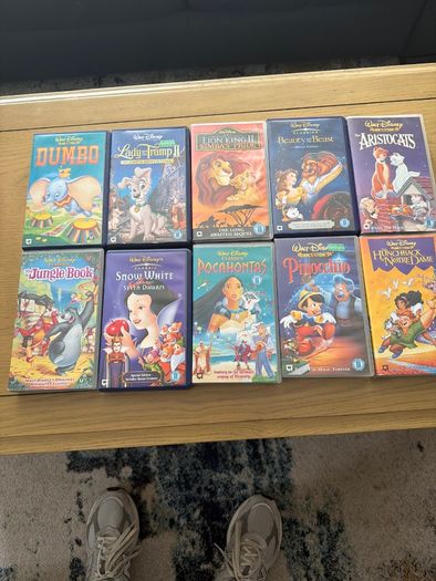 VHS  Disney movies