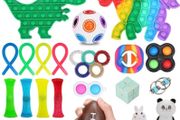 28pcs Fidget Toys Pack, Stress Toys Squshies Fidget Toys Set for Kids and Adults, Anxiety Relief Stress Sensory Toys for Birthday Party Favors (FREE POSTAGE)