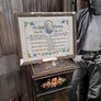 Vintage Framed Religious Are Ladys Blessing Image 4