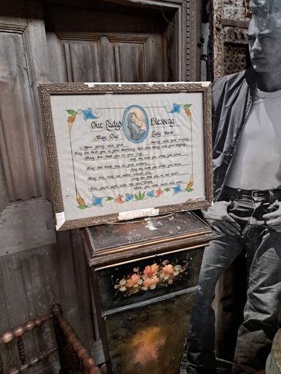 Vintage Framed Religious Are Ladys Blessing