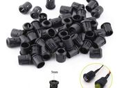 Black Plastic 5mm Lamp LED Diode Holder Black Clip Bezel Socket Mount Useful LED Diode Holder Black Clip