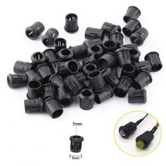 Black Plastic 5mm Lamp LED Diode Holder Black Clip Bezel Socket Mount Useful LED Diode Holder Black Clip