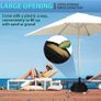 Parasol Base Weights Bag, Heavy-duty Parasol Sand Base up to 80 lbs, Removable Sand Base, Adjustable Diameter Garden Umbrella Base for All Kinds of Parasols (Round) Image 4