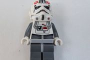 100% Lego Star Wars Minifigure  AT-AT Driver Red Imperial Logo Bluish Grays Black Head