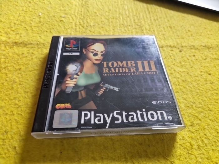 Tomb Raider III Lara Croft PlayStation1 Ps1 PlayStation2 Ps2 Games Original