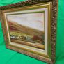 Beautiful Vintage Oil Painting "Carlingford Lough" (1991) by Dublin Artist L. Rothwell  Framed Image 2