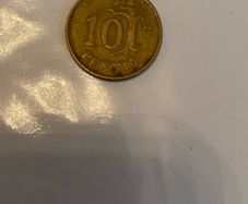 1963 Finnish 10 pennia