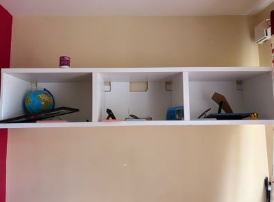 shelf unit or bench unit (white)