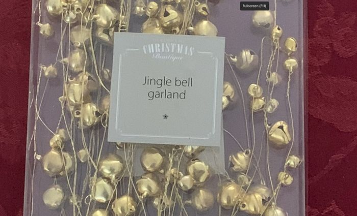 Gold Christmas Garland