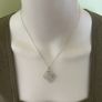 Silver tone sparkling necklace Image 8
