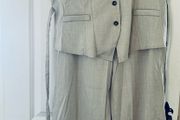 Waistcoat/ trousers Grey in colour size 16