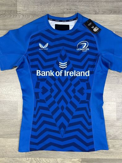 New Castore Leinster Rugby Player Issue Jersey Shirt Mens Large Tight Fit