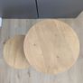 Side table pair solid wood Image 3