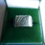 Vintage Nickel Silver Signet Ring - Classic size T Image 4