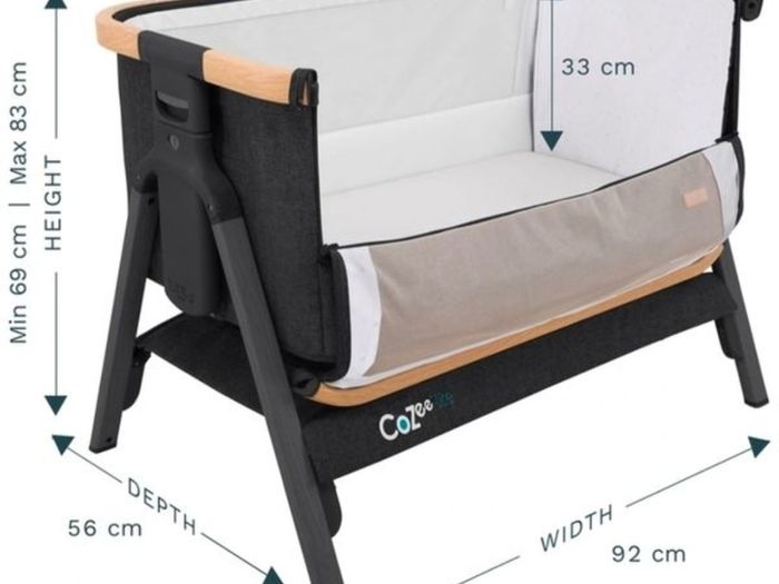 Tutti cozee lit co sleeper / cot
