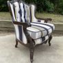 Vintage Louis XV-style wingback armchair Image 4