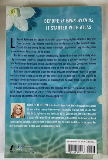 It Starts With Us by Colleen Hoover