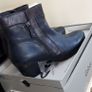 Gabor New Navy Leather Ankle Boots 6.5 Image 8