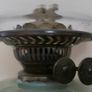 Wonderful  Antique Victorian Oil Lamp height 26" Image 6