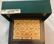 NEW Cloverleaf Time For Tea Coasters