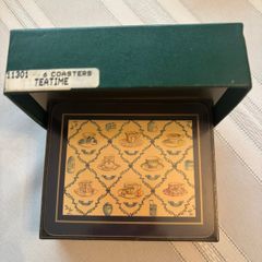 NEW Cloverleaf Time For Tea Coasters
