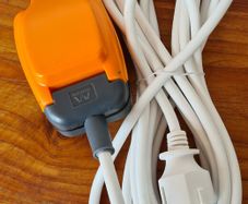 Schuko Euro Plug to Waterproof 13 amp Socket Extension Cable