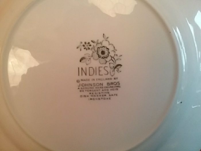 Indies Delph Plate