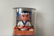 SANTA Solar Figurine Sushi Chef Shokunin Sushi Shop Japanese toy Japan