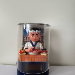 SANTA Solar Figurine Sushi Chef Shokunin Sushi Shop Japanese toy Japan