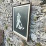 Unique 1960s Hand-Made Wool Terrier Portrait - Mid-Century Art (53x60cm) Image 3