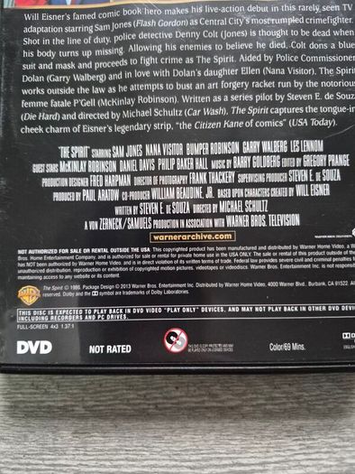 The Spirit Sam Jones 1987 DVD