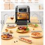 Innsky Hot Air Fryer 10 L, 1500 W Airfryer Hot Air Fryer with 10 Programmes, Hot Air Oven with 6 Accessories, Air Fryer without Oil Image 4