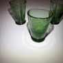 Vintage 1960s Green Controlled Bubble - Shot Glasses (Set of 5) Image 2