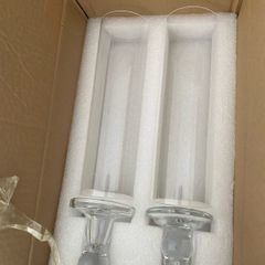 3 x Glass Candle Holders (perfect for unity candles)