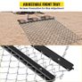 Drag Harrow, 4' x 5' ATV Chain Harrow, UTV Tractor Attachments Field Drag Mat for Landscape Leveling or Sod Prepping, Durable Harrow Rake Grader for Gravel Driveway, Farm, Garden, Field Image 2