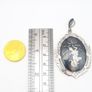 Vintage Sterling Silver Siam Niello Brooch Pendant Image 7