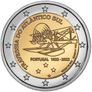 Portugal 2 Euro Commemorative Coin 2022 - 100th Anniversary of the First Crossing of the South Antarctic by Plane BU. Blister Card. Image 2