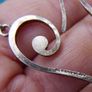 925 Sterling Silver Open Heart, Heart Pendant and Necklace length 10" - 4,0g Image 3