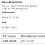 Genuine Brand New Audi A1 Vw Polo Clutch Plate 04b141031a Image 2