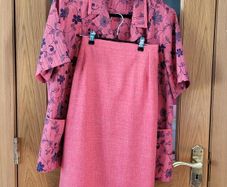 Pink skirt/blazer occasion suit, Size 20