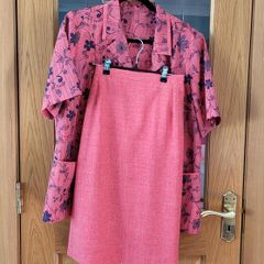 Pink skirt/blazer occasion suit, Size 20