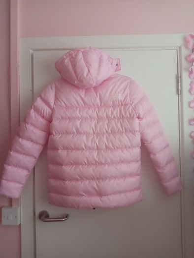 fake pink North face jacket