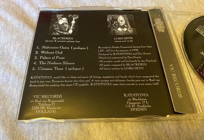 Katatonia-  - Jhva Elohim Meth... The Revival CD