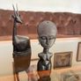 Vintage Petite Akan Akuaba Fertility Doll Ghana African Tribal Art Statue Image 7