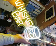 Whiskey Bar Neon LED Sign usb powered