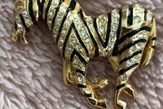 zebra brooch