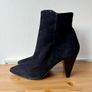 Dune Odell black suede heeled boots, 8/41 Image 5