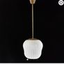 Design-led frosted glass ceiling light Image 5