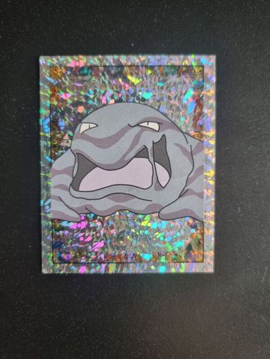 Muk 1999 Merlin Pokemon Sticker Holographic Prism